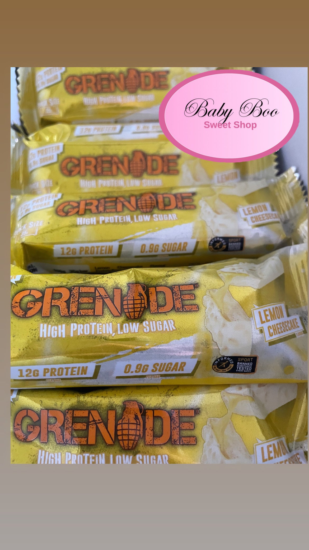 Lemon Cheesecake Grenade Bar