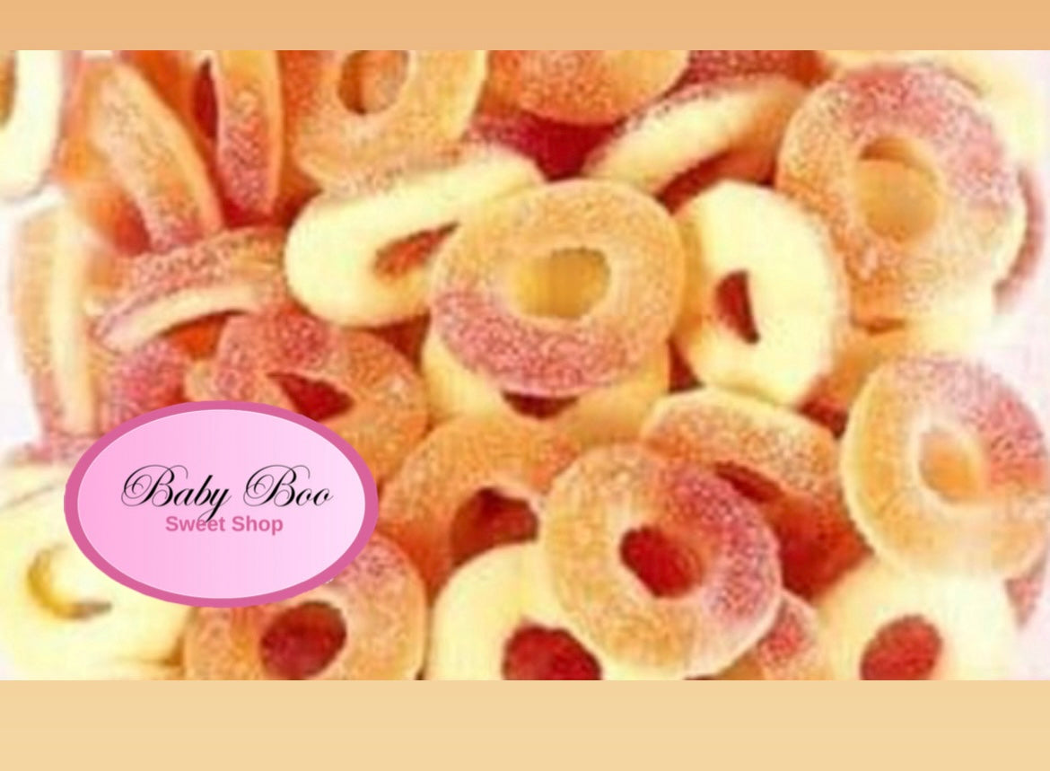 Fizzy Peach Sweet Rings